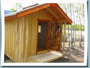 Personal Sauna at Ibex Valley Log Cabin